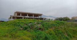 Villa singola panoramica in costruzione