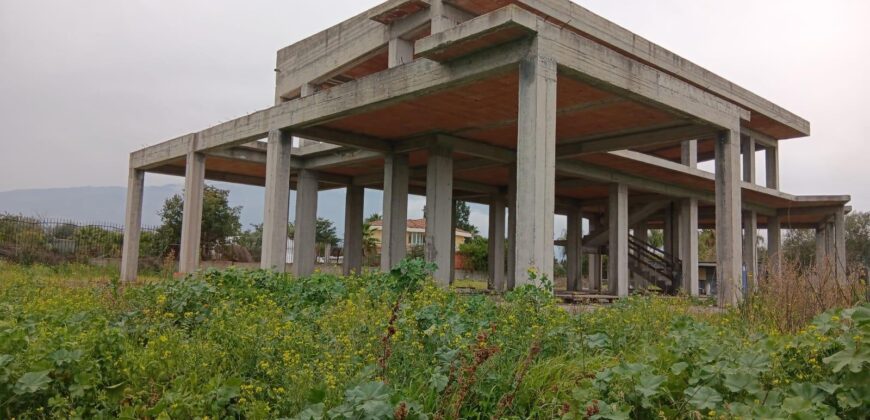 Villa singola panoramica in costruzione