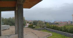 Villa singola panoramica in costruzione